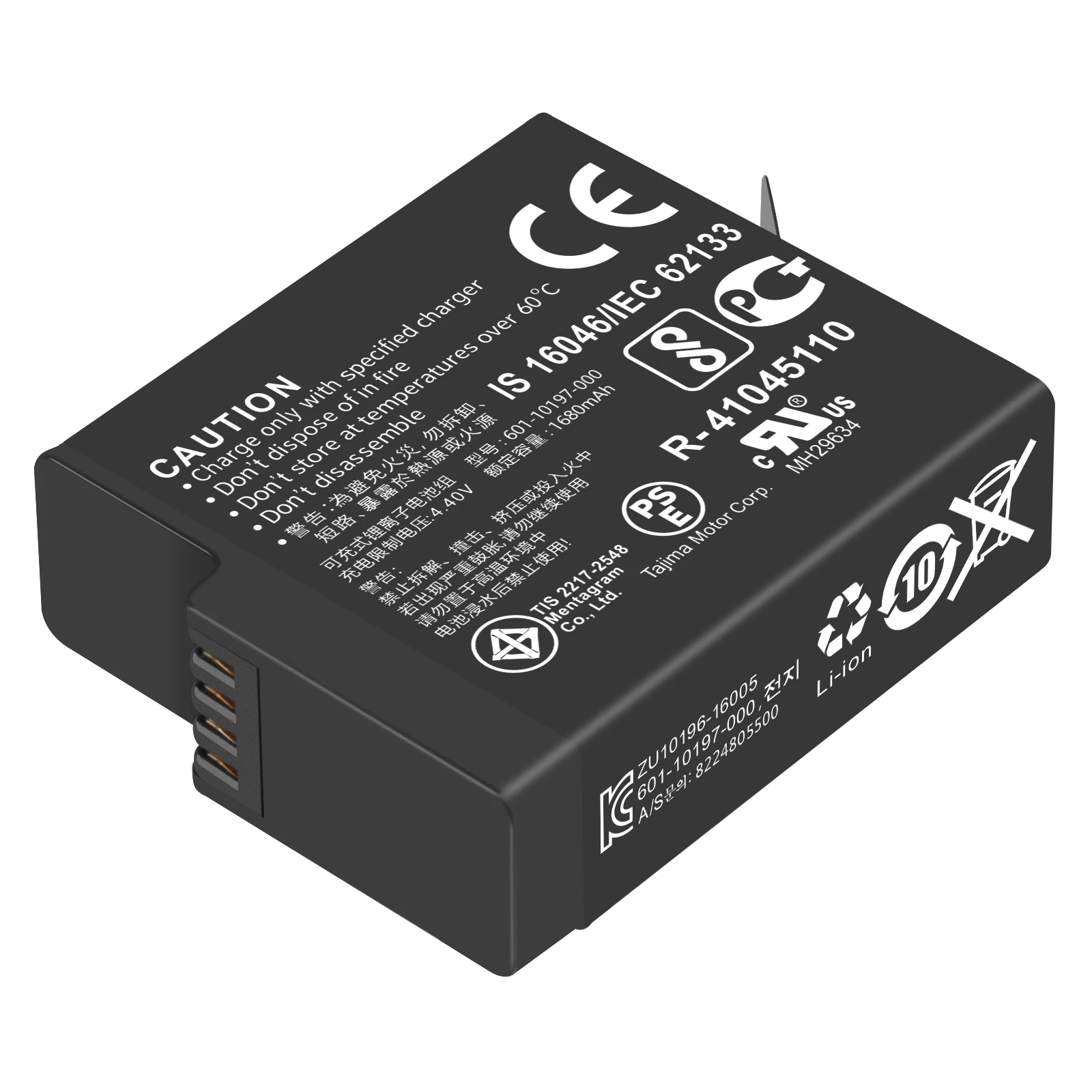 Original probty for GoPro Hero 7 hero 6 hero 5 Black Battery or Triple Charger for Go Pro Hero7 6 hero5 Black camera battery-5