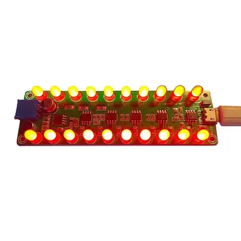 

Voice-activated power amplifier spectrum indicator VU Meter Stereo Amplifier