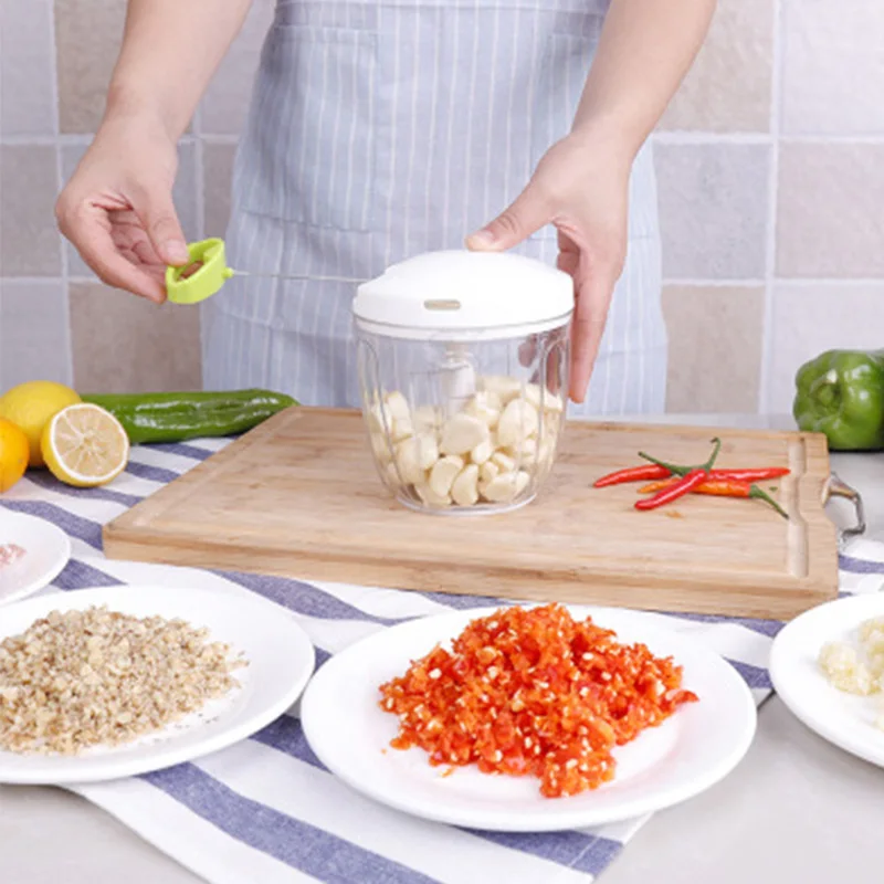

Manual Meat Grinder Meat Fruit Vegetable Nuts Shredders Hand-powered Food Chopper Mincer Mixer Blender To Chopper Kitchen Tool
