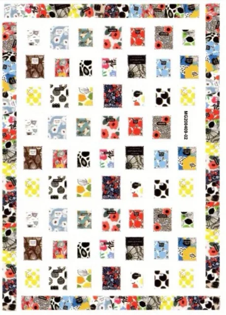 Newest MG505-02 lable design nail stickers 3d Japan Korea style nail decals self-adhesive DIY nail decoration tools 415-03