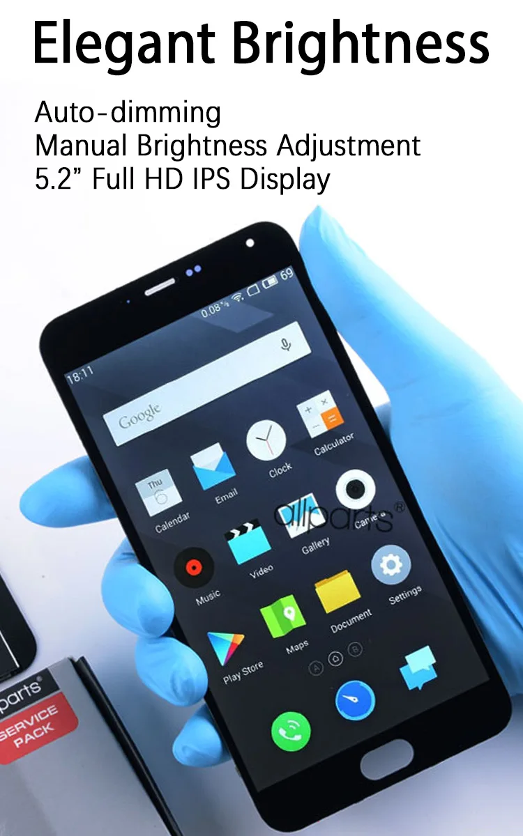 Оригинальный 5 ''ЖК дисплей для MEIZU M2 Note ЖК сенсорный экран дигитайзер с рамкой