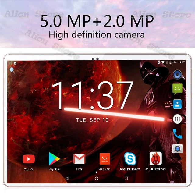 

Discount 10 inch Tablet PC Octa Core 4GB RAM 3G 4G LTE Android 8.0 64GB ROM 5.0MP Bluetooth Wifi IPS 1280*800 Phone Tablet 10.1