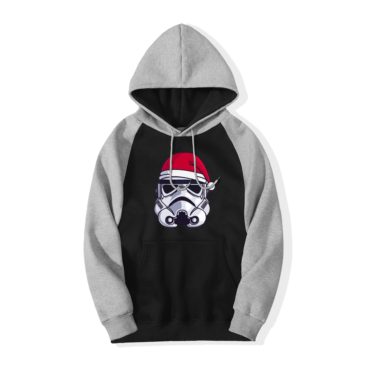 Gray Black 6 Толстовки Star Wars, толстовки, реглан, с капюшоном, Рождество, забавный, Осень-зима, модная повседневная Уличная одежда, теплая флисовая толстовка - Цвет: Gray Black 6