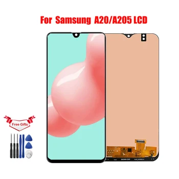 

6.4 '' LCD For Samsung A20 A205 SM-A205F A205FN l lcd display screen Digitizer Assembly For Samsung A20 A205