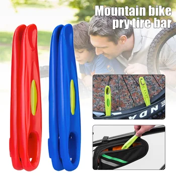 

2Pcs Bicycle Tire Tyre Levers Bike Puncture Strengthen Repair Tool Kit Compact Durable Tire Repair Levers Kit