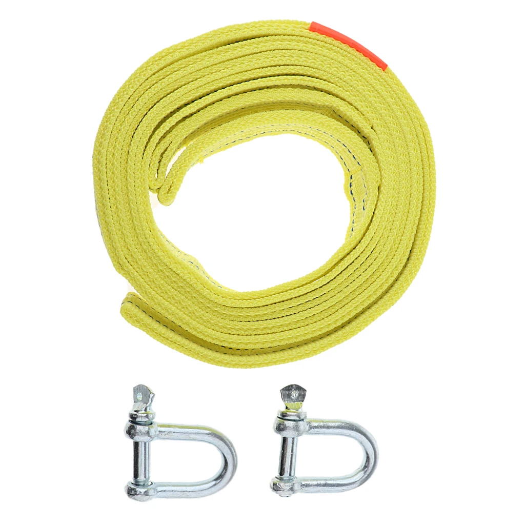 5 Tons Tow Strap Heavy Duty with 2 Hooks,13 ft  Break Strengthened Towing Rope for ATV Recovery Corrosion Resistance