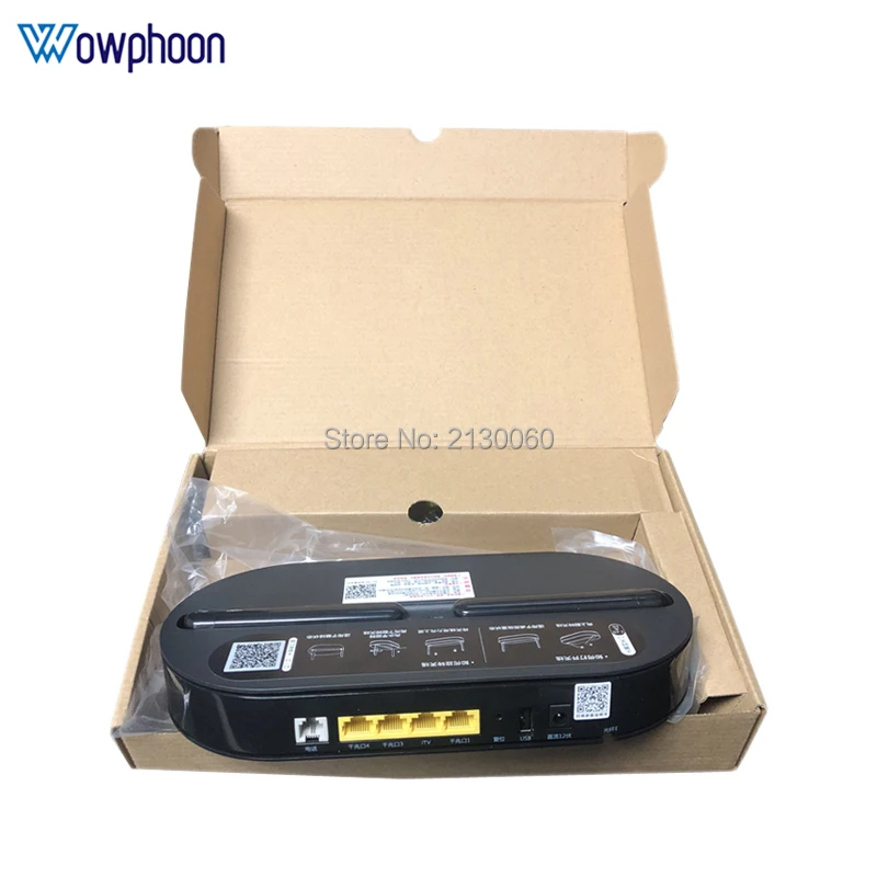 100% новый Huawei EPON HS8145V 4GE + 1Tel 1USB Wi-Fi (2 4 ГГц/5 ГГц) Ftth Epon ONU ONT прекращения волокна