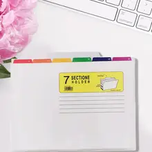 Новая папка для файлов, 7 карманов, инновационная, практичная, водонепроницаемая, красочная, органайзер для файлов для экзамена, офиса