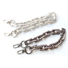 Small Square Finished Product Chain Tree Finger Non-fading Acrylic Door Buckle Plastic Chain Spring Ring Handle Chain 2021 New