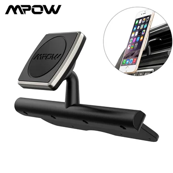 

Mpow MCM9B Universal CD Slot Car Phone Holder Magnetic Cradle-less Smartphone Car Mount Holder With 360 Degree Swivel For iPhone