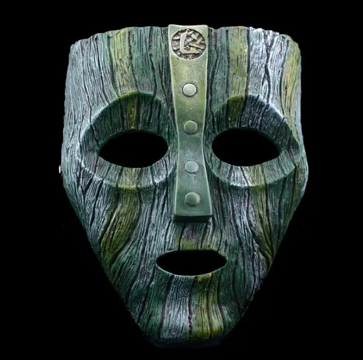 

Cameron Diaz Loki Halloween Resin Masks Jim Carrey Venetian Mask The God of Mischief Masquerade Replica Cosplay Costume Props