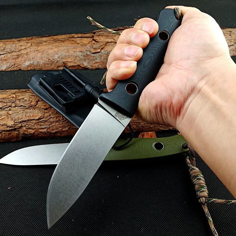 EDC D2 стальные карманные тактические ножи с фиксированным лезвием нож для выживания спасательные инструменты охотничьи полевые ножи для кемпинга снаряжение для дайвинга нож ADG