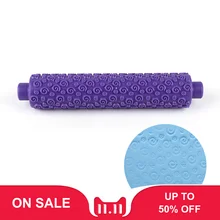 BAYCHEER антипригарная помадка Скалка Инструмент Портативный рельефный Скалка вихревой узор помадка, кондитерские изделия инструмент для украшения торта