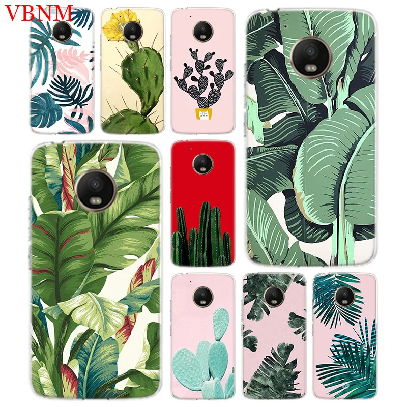 

Flower Daisy Plants Cactus Cover Phone Case For Motorola Moto G7 G6 G5S G5 E4 Plus G4 E5 Play X4 Patterned Customized Coque