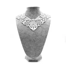 Emboidery воротник для шеи diy поддельные съемные воротники водорастворимые Женская бутоньерка трехмерные кружевные аксессуары