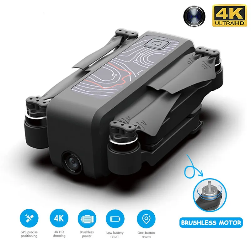 Новинка 2020 горячая Распродажа GPS Дрон I camera 2 с Wifi Fpv Hd 4k камера профессиональный