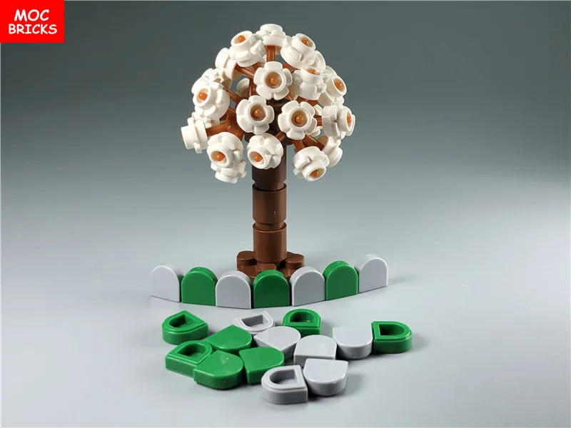 20 шт./лот кубики Moc DIY плитка Модифицированная 1x1 полукруг Расширенная посадка с 24246 строительные блоки фигурка кукол игрушки Детский подарок