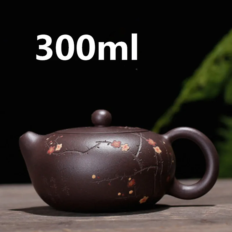 

Chinese Ceramic Teapot Teapot Yixing Zisha Clay Gongfu Tea Set Porcelain Teapot 300ml High Quality New Arrived With Gift Box