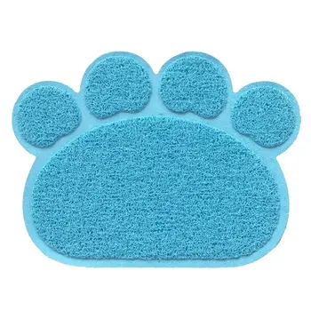 

PVC Paw Shape Print Pad Dog Cat Litter Mat Pet Puppy Kitty Dish Feeding Food Bowl Placemat Anti-skid Waterproof Sleeping Pad