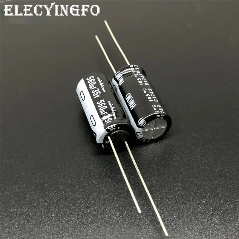 5 шт./50 шт 560 мкФ 35V560UF Япония NICHICON HW серии 10x20 мм Высокое пульсации низкое