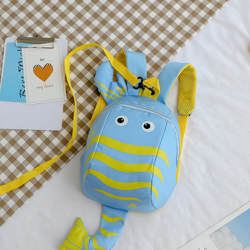 Children Kids Boys Girls Fashion Cute Cartoon 3D Lobster Anti-lost Backpack Bags Handbags Kids Backpack dropshipping Z905