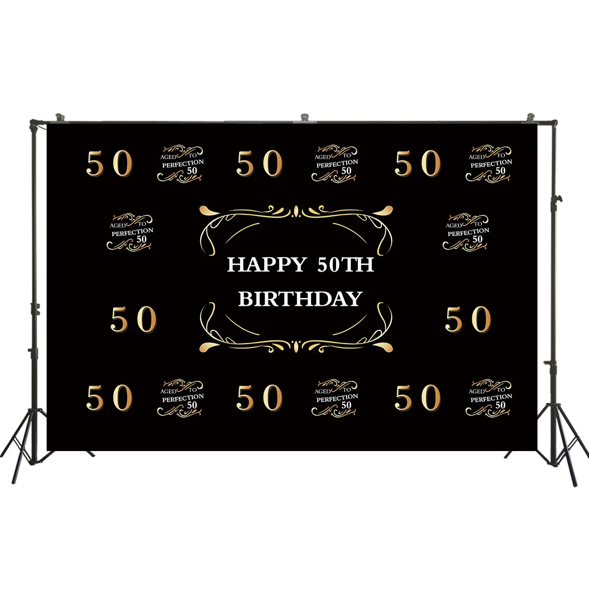 HUAYI Photography Backdrop Birthday Party Decor Photo Background 50th Adults Studio Booth W-2247 | Электроника