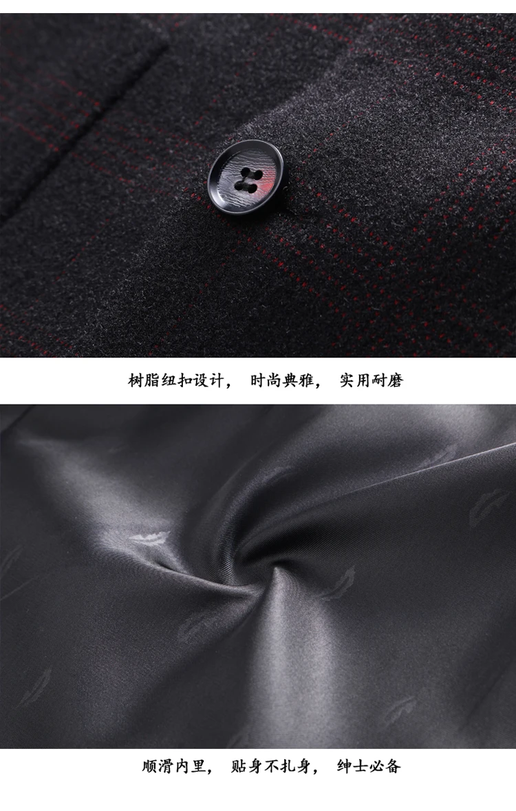 Сезон весна-осень; Для мужчин Slim Fit костюм Бизнес в джентльменском стиле однобортное пальто на двух пуговицах, плюс-размер затрудняетесь в выборе правильного размера? Пиджак Для Мужчин's