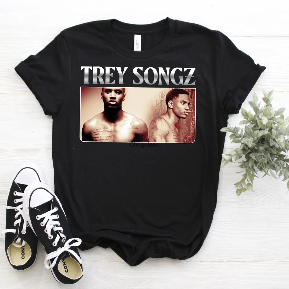 Ретро Винтажная Футболка Trey Songz Rnb Rap в стиле хип-хоп 90-х подарок на день рождения