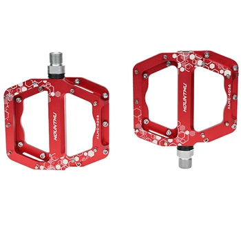 

Ultralight CNC MTB Mountain Bike Pedal Sealed Bearing Pedals 2 Bearings Wide Non slip Aviation Aluminum Pedals Bike Accessories