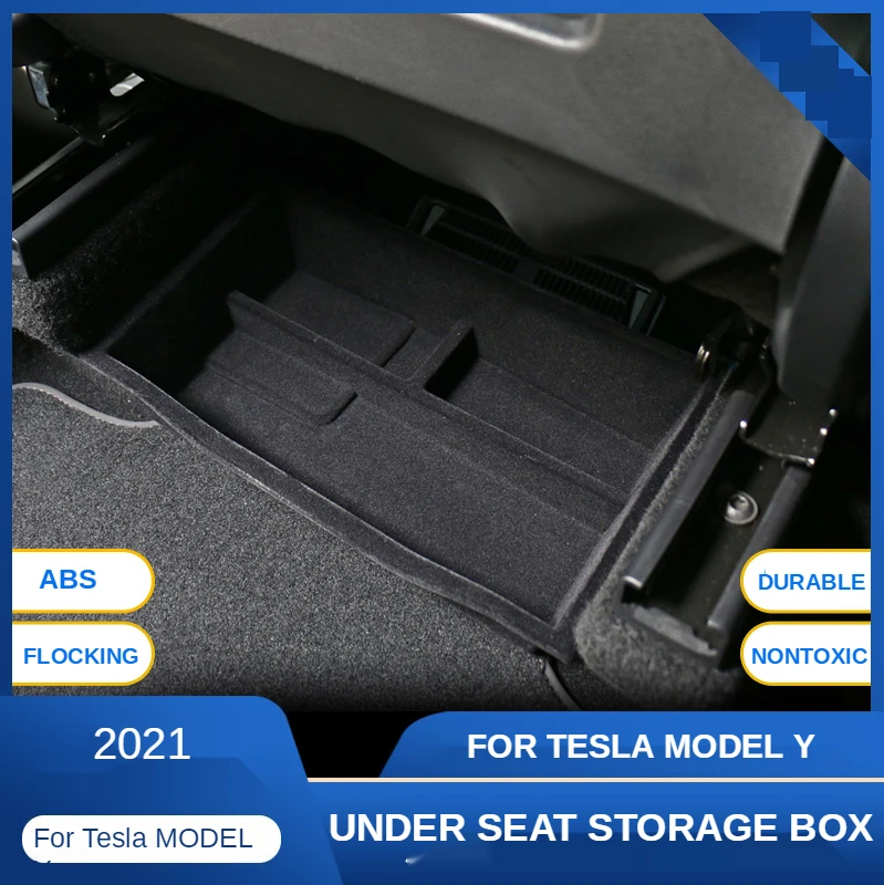 Автомобильный ящик для хранения под сиденьем лоток большой емкости контейнер