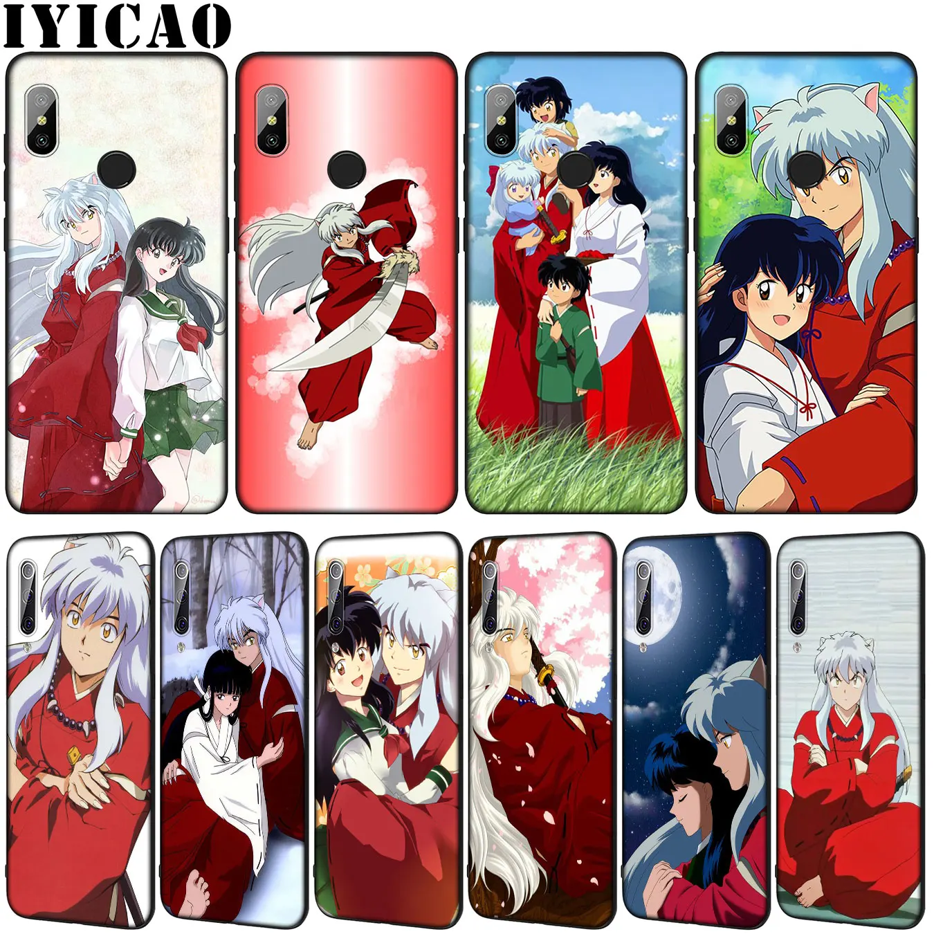 Мягкий силиконовый чехол IYICAO Inuyasha для телефона Xiaomi Mi 10 9 9T A3 Pro 8 SE A2 Lite A1 6 CC9 CC9E pocophone