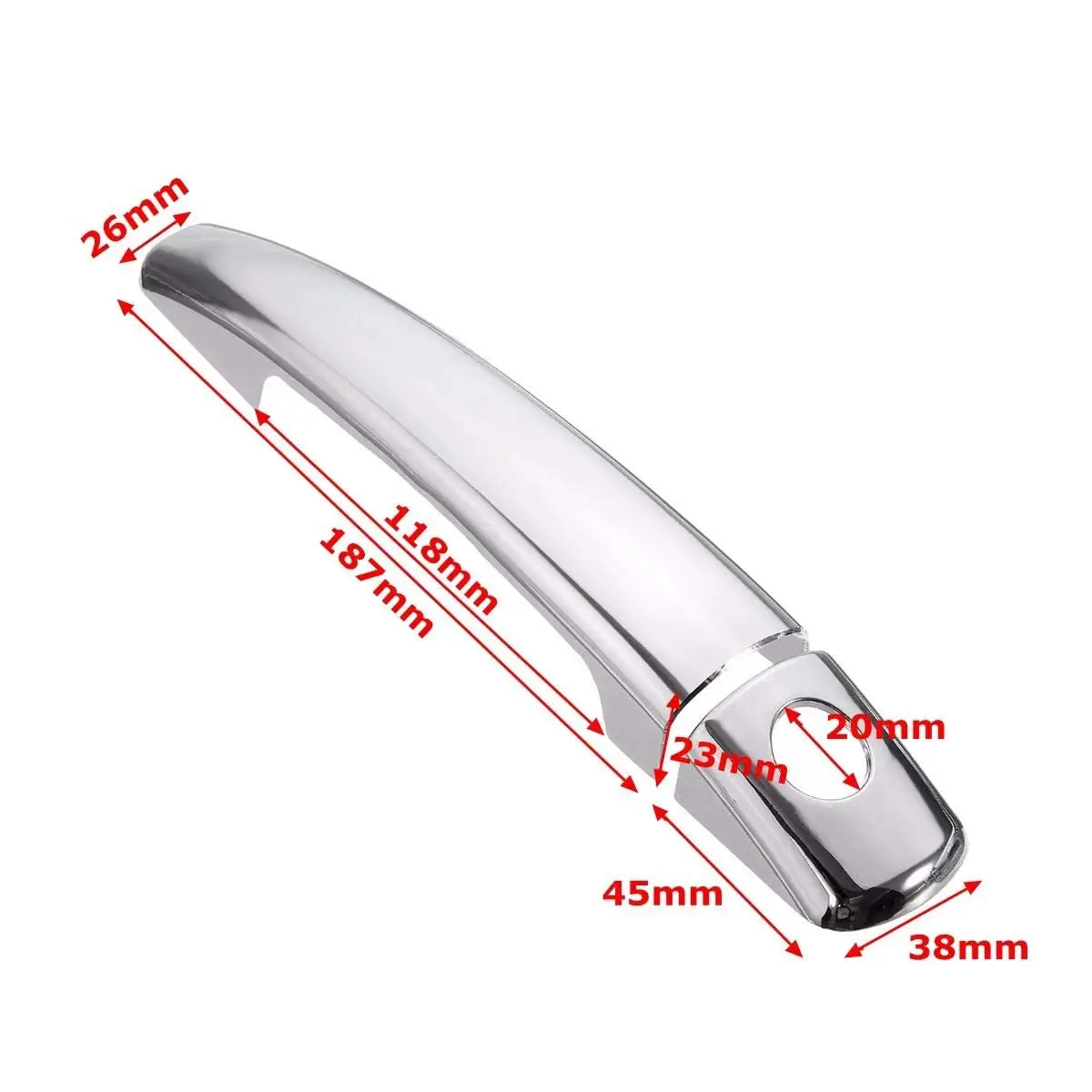 Chrome Door Handles Cover For Peugeot 08-10 207 308 407 Citroen C4 C6 C4  PICASSO - AliExpress