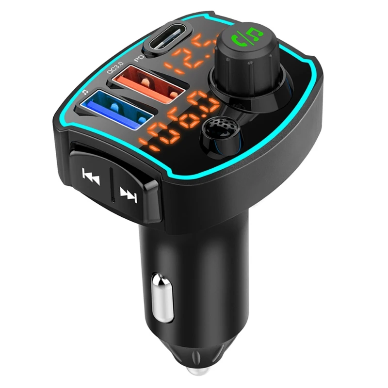 Автомобильный стереоприемник Bluetooth 5 0 mp3-плеер быстрая зарядка через USB поддержка