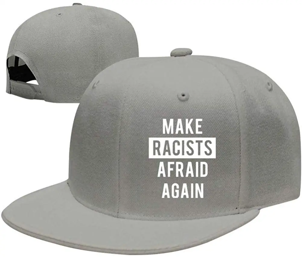 Сделайте расистов бояться кепки для гольфа унисекс модные Взрослый Регулируемый Snapback Шапки