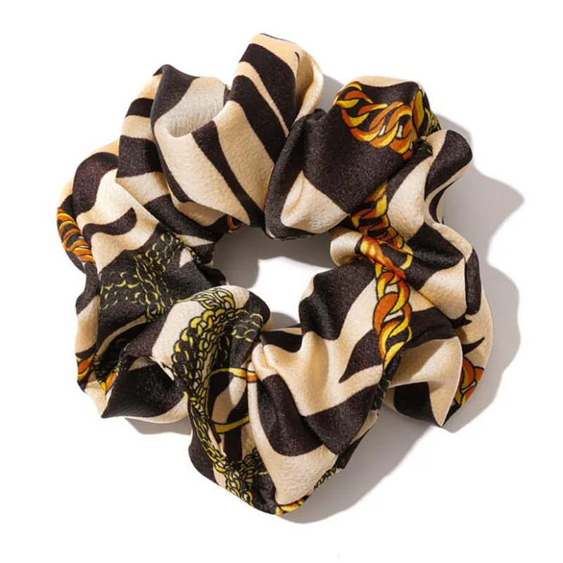 2 шт./компл. Для женщин Scrunchies змея/фонарик, Леопардовый принт, эластичный пояс, резинки для волос, дамские стрейч; прическа хвостик; головная повязка с принтом Сплошной Головные уборы