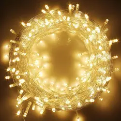 LED Fairy Lights 10M  AC 220V Patio Lights  Christmas Decoracion String Light Holiday Lighting Tree Garland Xmas Decoration