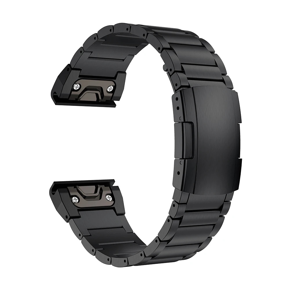 Металлический титановый ремешок GORPIN быстросъемный 22 мм для смарт часов Garmin Fenix 5/5