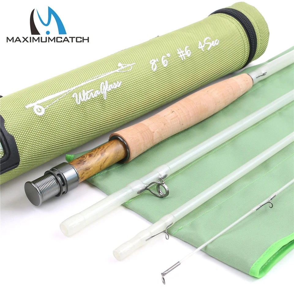 Maximumcatch 7/8/8.6ft 3-6wt Transparent Fiberglass Fly Fishing Rod With  Cordura Tube - Fishing Rods - AliExpress