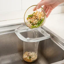 Sink Filter Bag Kitchen Gadgets Triangle Drainage Rack  Disposable Soup Separation Filter Net Bag For Kitchen Accessories