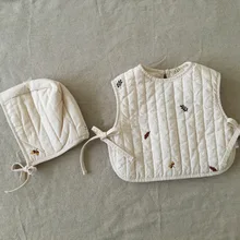 2021 новые весенние детские хлопковые жилеты для мальчиков и девочек, одежда, детские жилеты, топы без рукавов для маленьких девочек, верхняя одежда унисекс с шапкой 2021 новые весенние детские хлопковые жилеты для мальчиков и девочек, одежда, детские жилеты, топы без рукавов для маленьких девочек, верхняя одежда унисекс с шапкой