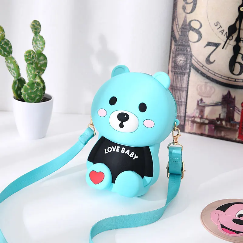 Original New Kawaii Brown Bear Female Bag Cartoon Cute Brown Bear Shoulder Bag Personality Coin Purse 1 Original New Kawaii Brown Bear Female Bag Cartoon Cute Brown Bear Shoulder Bag Personality Coin Purse 3