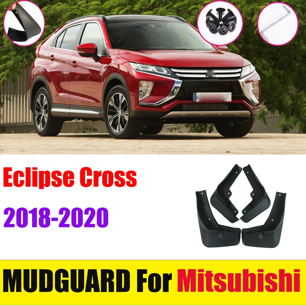Спереди и сзади автомобиля Брызговики для Mitsubishi Eclipse Cross брызговики брызговик крыло брызговиков