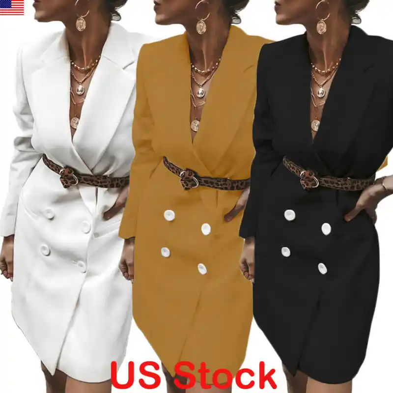 yellow dress with black blazer