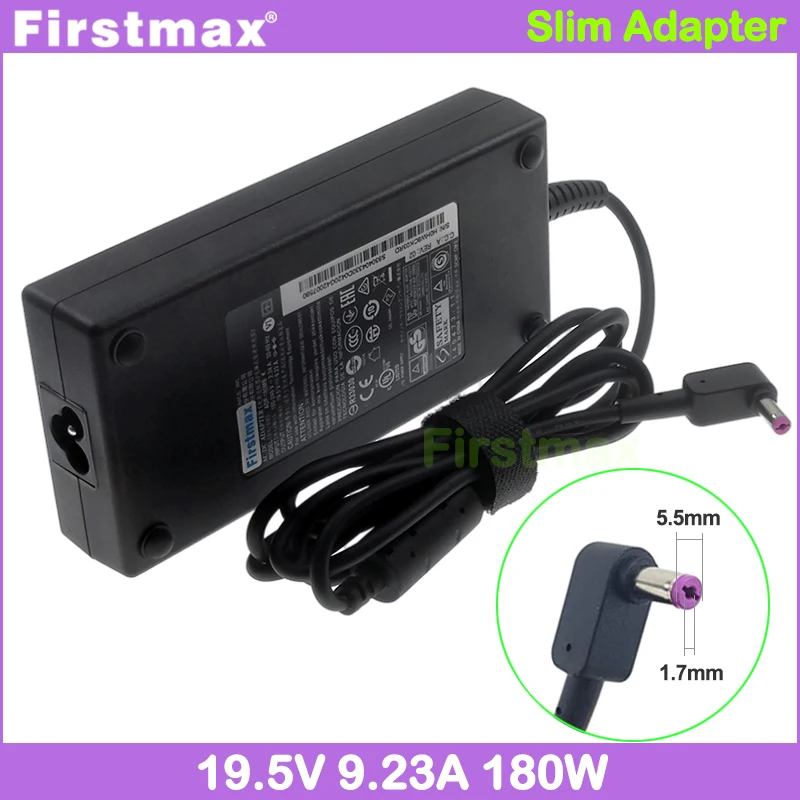 19.5V 9.23A 180W Gaming Laptop Charger For Acer Aspire 7 A715-71G A715-72G A717-71 A717-71G A717-72G Ac Adapter Adp-180Mb K