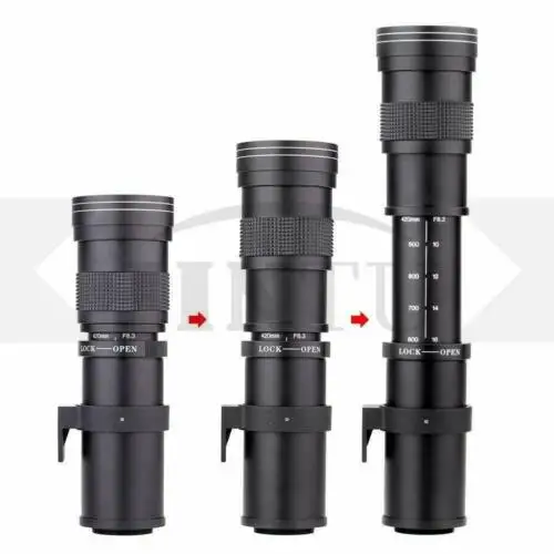 JINTU 420-800mm F/8.3-16 Telephoto Manual Zoom