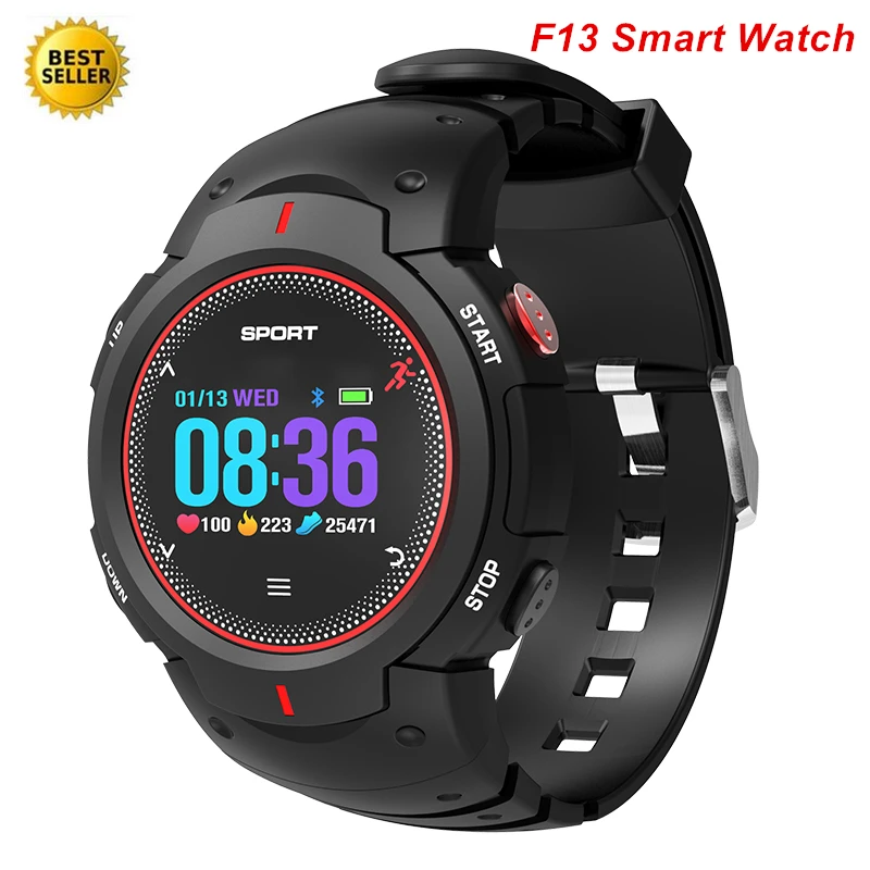 

New F13 Smart Watch IP68 Waterproof Bluetooth Heart Rate Pedometer Sleep Tracker Calories Sports Smartwatch Reloj Deportivo Lem9