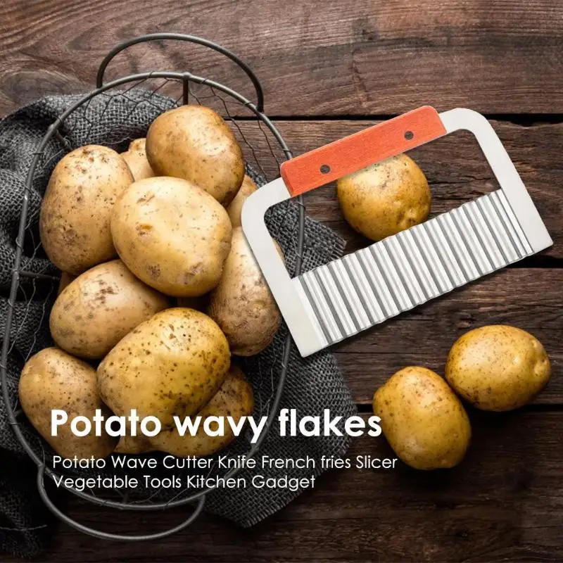 Нож для картофеля из нержавеющей стали резак фрукты овощи кухонный аксессуар