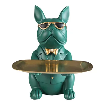 

Simple Exquisite Dog Shape Storage Tray For Key Jewelry Storage Table Home Ornaments Resin Craft