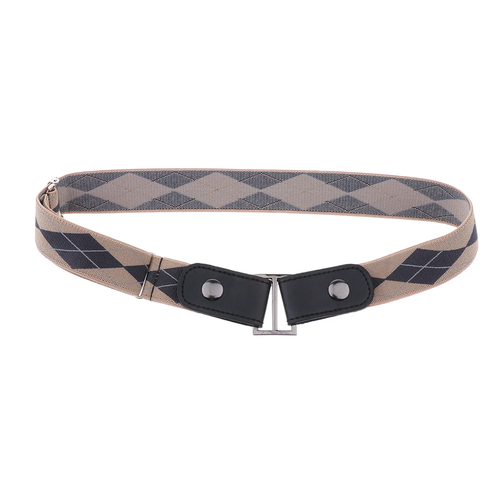 No Buckle Stretch Belt For Women/Men Elastic Waist Strap Belt for Jeans Pants