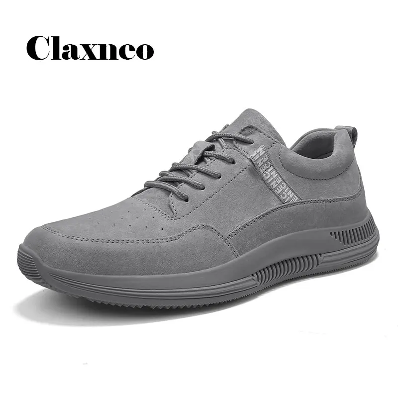 Man Leather Sneakers Fashion 2020 Autumn Men's Shoes Suede Casual Shoe Male Walking Footwear Soft Leisure |